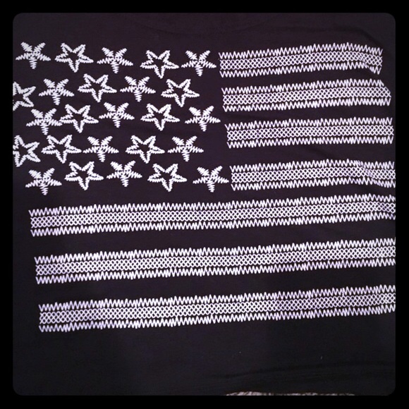 Black and White Flag Razorback Tank - Picture 2 of 3